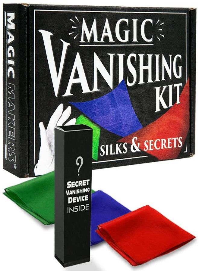 MAGIC MAKERS Magic Tricks Vanishing Kit with Silks & Secrets - Image 1